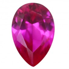 Pear Synthetic Rose Sapphire